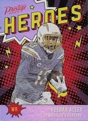 2020 Panini Prestige Heroes Keenan Allen #HE-KA card