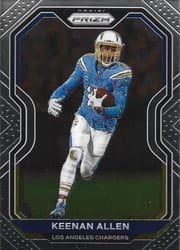 2020 Panini Prizm Base Set Keenan Allen #139 card
