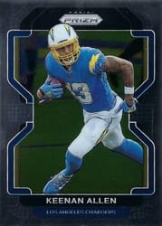 2021 Panini Prizm Base Set Keenan Allen #166 card
