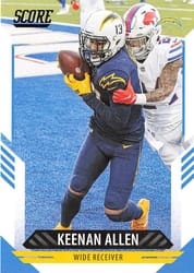 2021 Score Base Set Keenan Allen #236 card