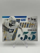 2022 Score Top 100 Keenan Allen #T55 card