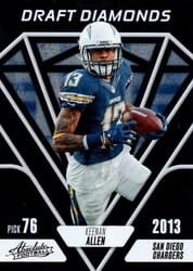 2023 Panini Absolute Draft Diamonds Keenan Allen #DD-19 card