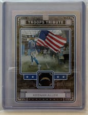 2024 Panini Photogenic Troops Tribute Keenan Allen #9 card