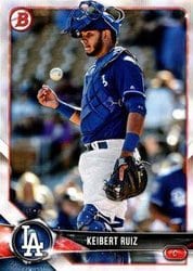 2018 Bowman Draft Base Set Keibert Ruiz #BD-114 card