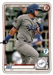 2020 Bowman 1st Edition Base Set Keibert Ruiz #BFE-143 card