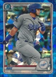 2020 Bowman Sapphire Edition Base Set Keibert Ruiz #BCP-143 card