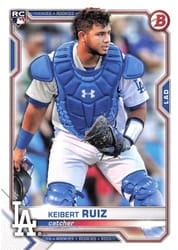 2021 Bowman Base Set Keibert Ruiz #38 card