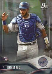 2021 Bowman Platinum Base Set Keibert Ruiz #52 card