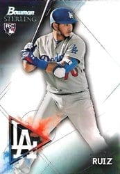 2021 Bowman Sterling Base Set Keibert Ruiz #BSR-82 card