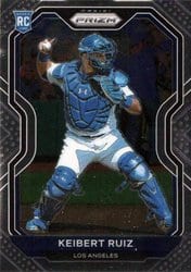 2021 Panini Prizm Base Set Keibert Ruiz #87 card