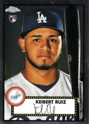 2021 Topps Chrome Platinum Anniversary Base Set Keibert Ruiz #3 card