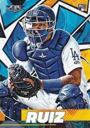 2021 Topps Fire Base Set Keibert Ruiz #81 card