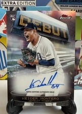 2025 Finest Debut Autographs Keider Montero #DAV-KM card