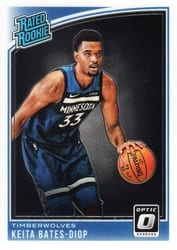 2018-19 Donruss Optic Base Set Keita Bates-Diop #191 card