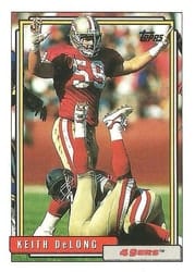 1992 Topps Base Set Keith DeLong #282 card