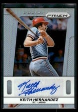 2024 Panini Prizm Throwback Signatures Keith Hernandez #1 card
