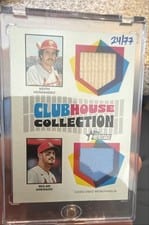2026 Topps Heritage Clubhouse Collection Dual Player Relics Keith Hernandez / Nolan Arenado #CCDR-HA card