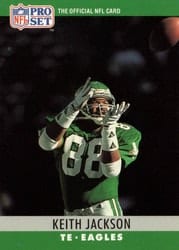 1990 Pro Set Base Set Keith Jackson #248 card