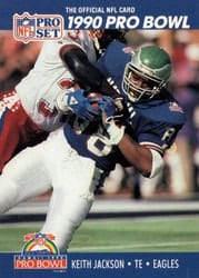 1990 Pro Set Base Set Keith Jackson #396 card