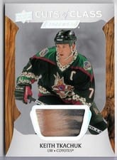 2024-25 Upper Deck Engrained Icons Cuts of Class Relics Keith Tkachuk #CC-KT card