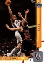 2001-02 Upper Deck Base Set Keith Van Horn #106 card