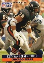 1991 Pro Set Base Set Keith Van Horne #107 card