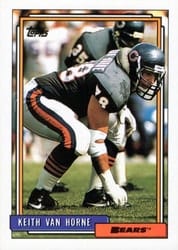 1992 Topps Base Set Keith Van Horne #580 card