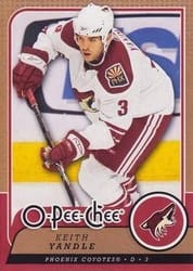 2008-09 O-Pee-Chee Base Set Keith Yandle #155 card