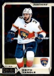 2018-19 O-Pee-Chee Platinum Base Set Keith Yandle #46 card