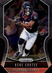 2019 Panini Prizm Base Set Keke Coutee #134 card