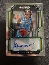2022 Panini Prizm Draft Picks Freshman Signatures Kel'el Ware #FS-KEL card