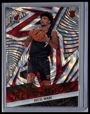 2024-25 Panini Revolution Rookie Revolution Kel'el Ware #9 card