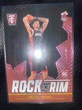 2024-25 Panini Totally Certified Rock the Rim Kel'el Ware #17 card