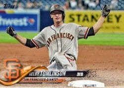 2018 Topps Base Set Kelby Tomlinson #380 card