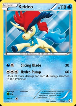 Boundaries Crossed Keldeo #47 card