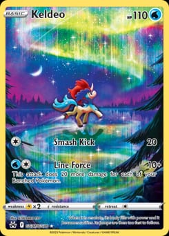 Crown Zenith Galarian Gallery Keldeo #GG07 card