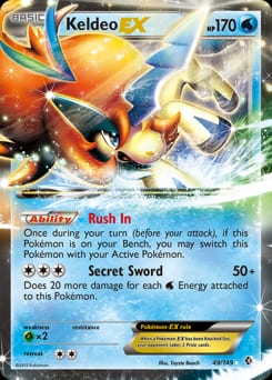 Boundaries Crossed Keldeo-EX #49 card