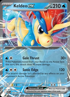 2025 White Flare Keldeo ex #30 card