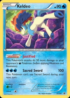 XY Black Star Promos Keldeo #XY191 card
