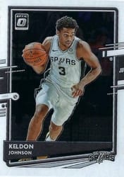 2020-21 Donruss Optic Base Set Keldon Johnson #10 card