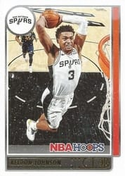 2021-22 Hoops Winter Base Set Keldon Johnson #34 card