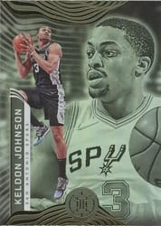 2021-22 Panini Illusions Base Set Keldon Johnson #86 card