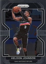 2021-22 Panini Prizm Base Set Keldon Johnson #210 card
