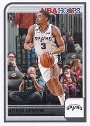 2023-24 Hoops Base Set Keldon Johnson #17 card