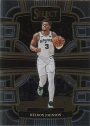2023-24 Panini Select Base Set Keldon Johnson #61 card
