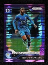 2019 Panini Prizm Premier League Kelechi Iheanacho Breakaway Prizm Violet #81