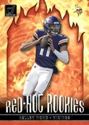 2021 Donruss Red Hot Rookies Kellen Mond #RHR-KMO card