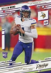 2021 Panini Chronicles Prestige Rookies Update Kellen Mond #206 card