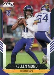 2021 Panini Chronicles Score Update Rookies Kellen Mond #406 card