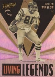 2021 Panini Prestige Living Legends Kellen Winslow #LL-26 card